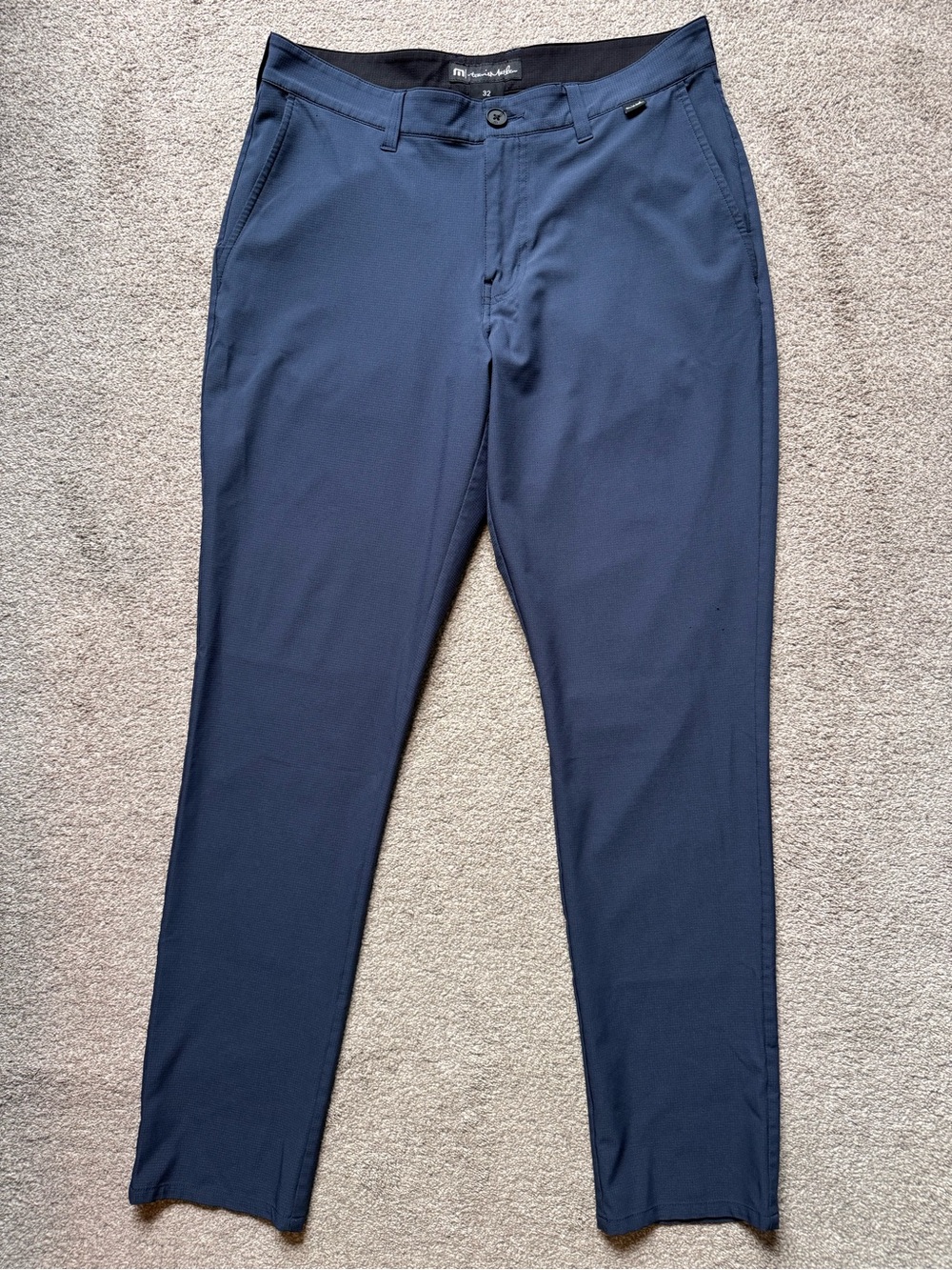 Men’s Travis Mathew Lifestyle Lightweight Golf Pants Size 32x32 Navy Blue